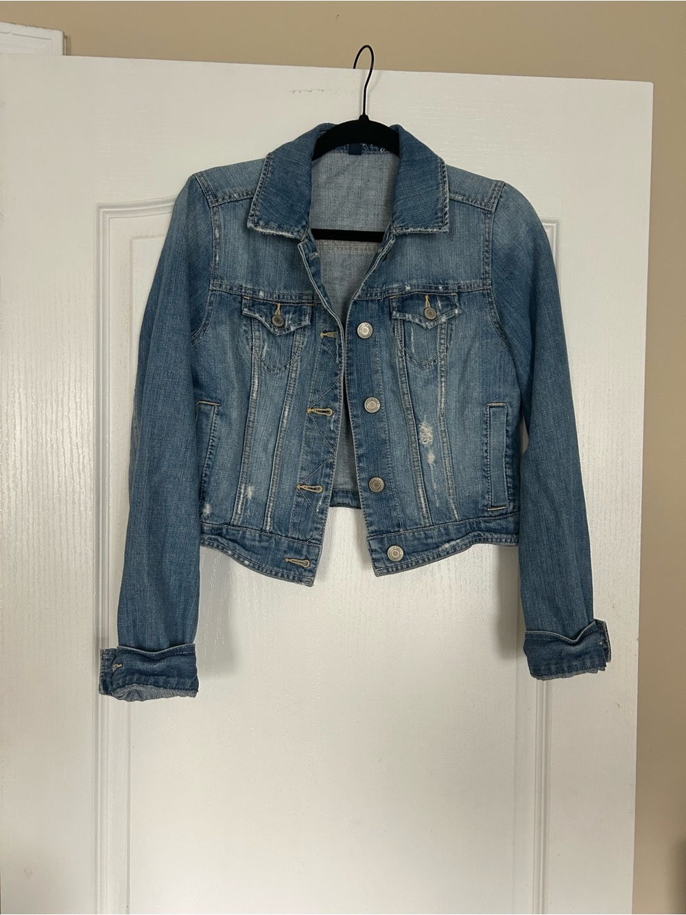 Classic Light Blue Denim Jacket - Women